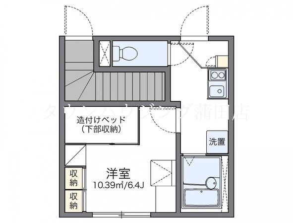 レオパレスピアチェーレの物件間取画像